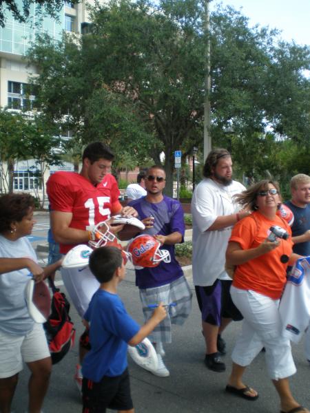 tim tebow practice